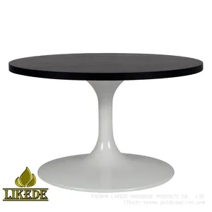 White Tulip Base Tea Table With Low Coffee Tables Metal Furniture Legs thumbnail-1