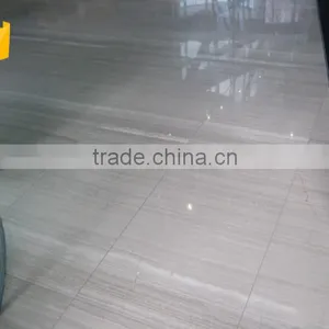 Chinese Natural Design Polished Grey Wood Grain Floor Marble Tiles thumbnail-2
