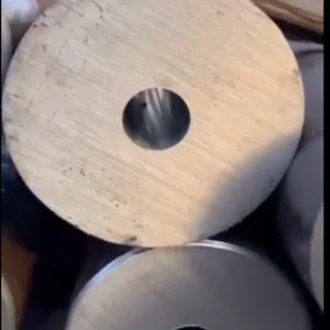 Extra Thick-walled Hollow Round Tube, Drilled From Round Steel, Sizes 115*40, 45# Steel, Also Available in 120*50, Can be Cut and Sold Retail thumbnail-1
