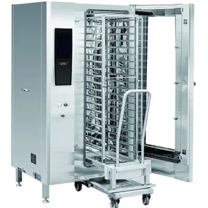 Commercial Grade Liquid Crystal Electric Combi Oven With 10.1