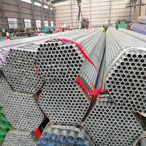 Big Factory Supply Q235 Hot Dipped Galvanized Round Steel Pipe Green House Steel Pipe thumbnail-1