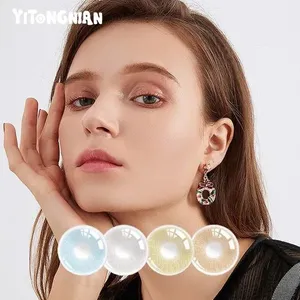 14.5mm Blue Lenses Eye Contact Hema Soft Colored Contact Lenses Wholesale Gray Eye Wear thumbnail-3