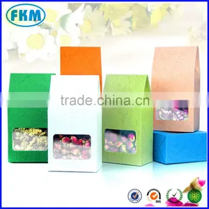 Embossing Kraft Paper Favor Box Wedding Party Gift Candy Boxes Food Chocolate thumbnail-1