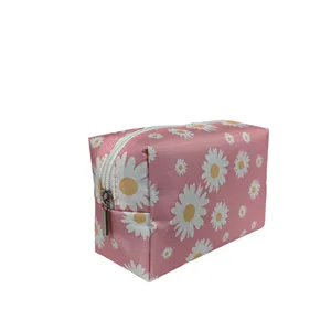 Rectangular Cosmetic Bag, Waterproof Zipper Makeup Pouch, Portable Travel Storage Organizer for Toiletries thumbnail-5