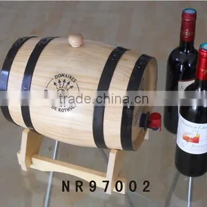 Oak Material Wood Type Sake Storage Boxes, Wooden Wine Barrels, Empty Whiskey Barrel thumbnail-2