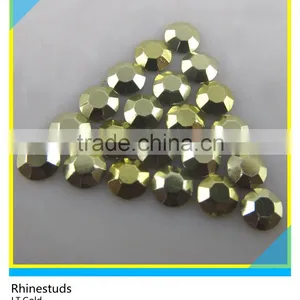 Iron On Aluminum Loose Rhinestuds 3mm Grey Hotfix Metal Octagon Rhinestone thumbnail-2