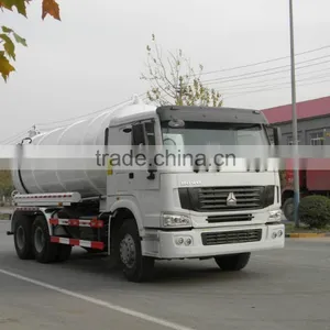 Sinotruk Hot Selling 6cbm-16CBM Sewage Suction Truck With Free Parts thumbnail-1