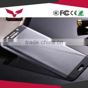 100% Full Curved LCD Tempered Glass Screen Protector for Samsung Galaxy S6 EDGE thumbnail-5