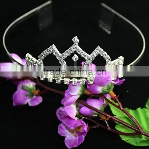 Wholesale Pageant Tiaras Crown Rhionestone Crystal Beauty Pageant Crowns thumbnail-3