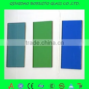 Green Blue Reflective Building Glass thumbnail-1