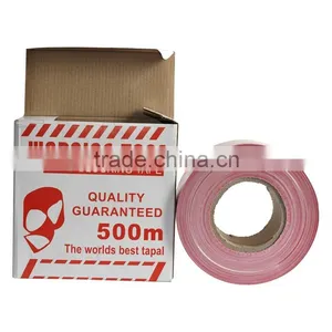 Warning Tape With Red and White Colour for Road Lock NLRW3-70-100 thumbnail-3