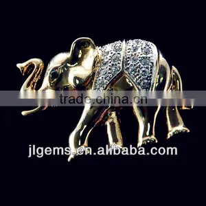 2014 China Fashion Wholesale Gold and Silver Plated Powerful South African Elegant Brooch thumbnail-1