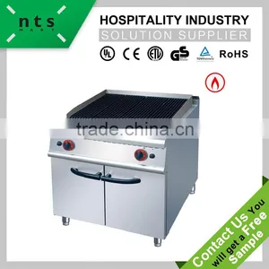 Gas Lava Rock Grill With Cabinet thumbnail-1