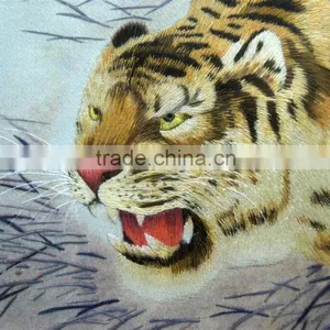 Best Seller Arts and Crafts Handmade Embroidery in Tiger thumbnail-2