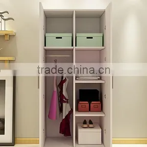 Bedroom Wooden Cloth Wardrobe Design Pictures With Swing Door (SZ-WDT002) thumbnail-4