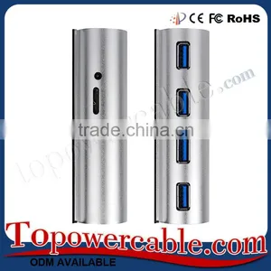 Best Seller Customized Aluminum Usb 3.0 4 Port Hub For Smart Phones thumbnail-1