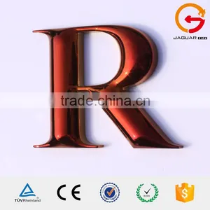 Metal Effect 3d Round Chrome Acrylic Alphabet Letters and Numbers thumbnail-5