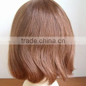 New Design Colored Short Curly Human Hair Wigs thumbnail-4