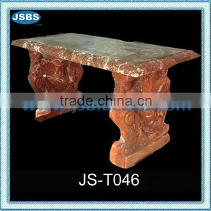Natural Red Marble Table Carving thumbnail-1