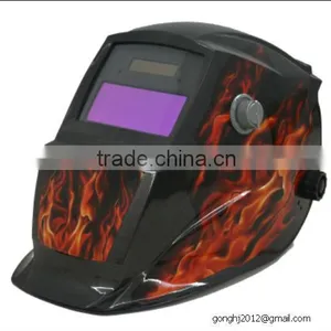 Flame Solar Power Auto Darkeing Welding Helmet With Grinding and Sensitivity and Delay Function thumbnail-3