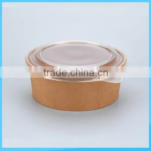 Disposable Food Grade Paper Salad Bowl/ Cup thumbnail-3