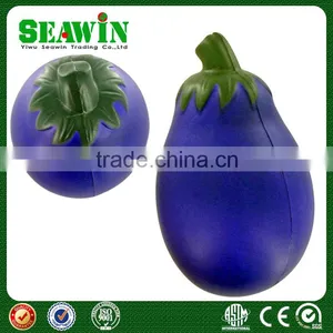 Printed PU Eggplant Stress Toy Ball thumbnail-1