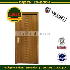 White Oak Economic HDF Grooving Wooden Door thumbnail-1