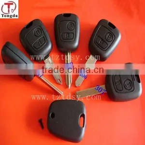 Tongda Hot Sale 4 Button Modified Folding Remote Key Case(no Groove) for Peugeot thumbnail-2