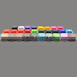 3/8" Webbing Colorful Curve Contoured Side Release Buckle Plastic Buckle for Paracord Bracelet thumbnail-5