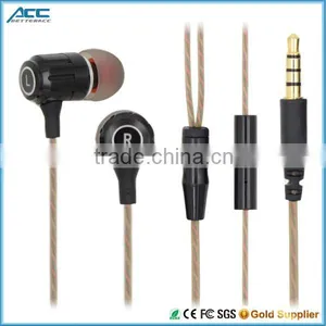 2016 New Handsfree Mini Metal Earpieces, Earbuds With Mic thumbnail-3