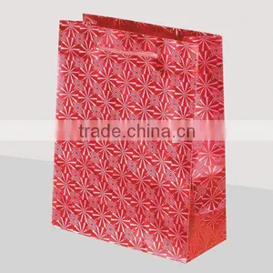 Exquisite Recycled Red Paper Gift Bag thumbnail-1