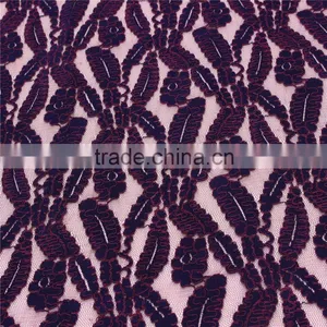 Good Quality Cotton Nylon Net Cord Lace Fabric With Scallop Edges for Garment thumbnail-3