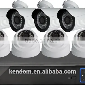 Kendom 2016 New Arrival AHD CCTV Camera 960P CCTV DVR Kits 3.6mm HD Fixed Lens Support P2p With Mobile APP 2.0Megapixe Camera thumbnail-4