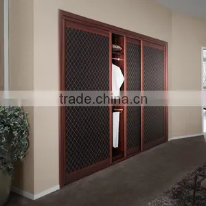 OPY2010A-24# OPPEIN Built-in Sliding Wooden Wardrobe thumbnail-1