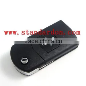 High Quality 2 Buttons Car Remote Key for Mazda Key Mazda 2-button Remote Key M5 433 Mhz, 4D63 Chip, Maz24R Blade thumbnail-1
