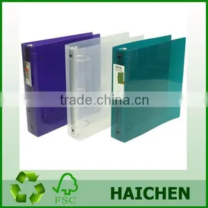 Manufacture Large Capacity PP 3 Ring Binders thumbnail-2