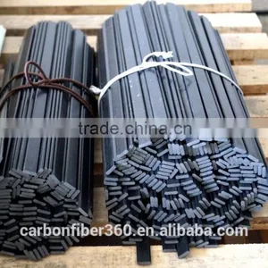 High Temperature Carbon Fiber Square Rod, Carbon Fiber Flat Bar, Carbon Fiber Solid Bar thumbnail-3