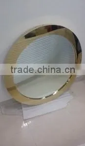 Hotel Stainless Steel Bathroom Framed Mirror thumbnail-2