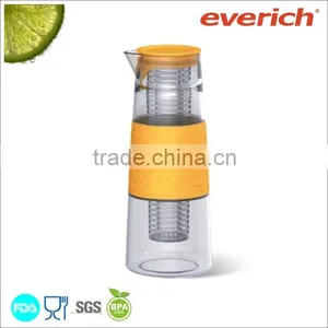1L Wholesale Fruit Infusion Glass Pitcher With Grip Quality Choice thumbnail-2