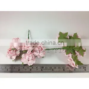 Soft Pink Handmade Mulberry Paper Flower, Wedding Party, Scrap-booking Crafts, Wholesale 21/124 thumbnail-2