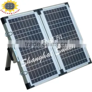 Newest! Portable Folding Solar Panel Kit 40w,80w,120w,140w thumbnail-1