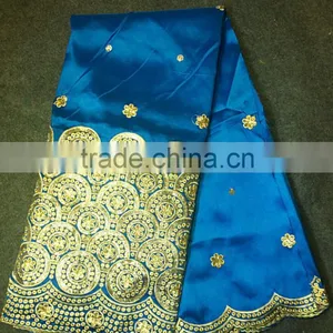 Wholesale Fashion Curious George Fleece Fabric African George Lace Fabric Beaded George Fabric Promotion Sale thumbnail-1