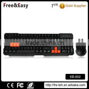 1 Year Warranty 2.4g Wireless Cheap Combo Mouse and Keyboard thumbnail-1