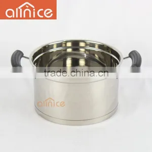 Multi-functional 24cm 2 Tier Stainless Steel Cooking Pot With Steamer for Food and Encapsulated Base thumbnail-6