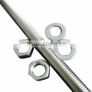 DIN975 Thread Rod With DIN934 Hex Nut Zinc Plated thumbnail-2