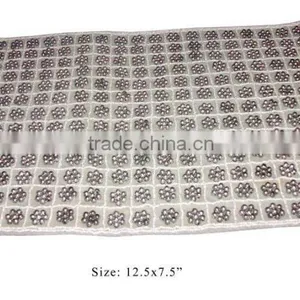 Beaded Placemat, Glass Bead Placemats, Designer Beaded Placements thumbnail-1