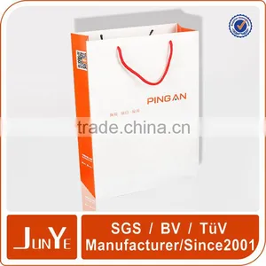 Branded Empty Rope Handled Custom High Glossy Paper Bags thumbnail-1