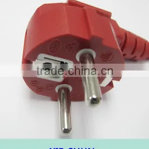 Russian Standard Angle Type 16A/250V Red Electrical Plug thumbnail-1
