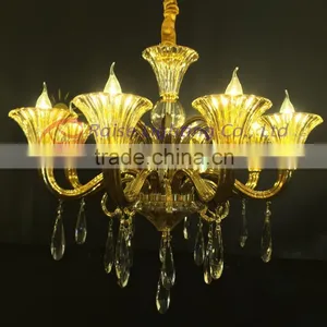 Simple Design Crystal Pendant Light , Top k9 Crystals Chandelier Light thumbnail-2