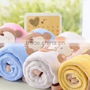 Cute Pattern Coral Fleece Baby Blanket thumbnail-3